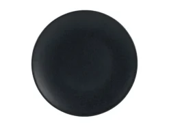 CreaTable Dessertteller SOFT TOUCH 6er Set schwarz matt