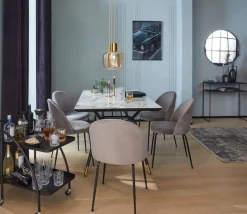 CreaTable Salatschüssel SOFT TOUCH 4er Set schwarz matt