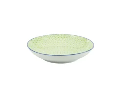 CreaTable Suppenteller MEDITERRAN 4er Set 21 cm grün