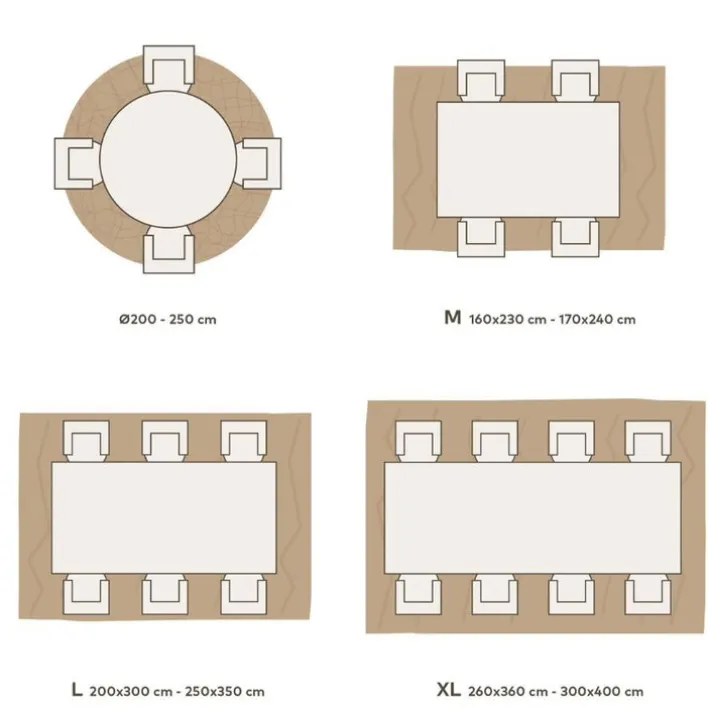 Designerteppich PABLO 155 x 230 cm grau/beige