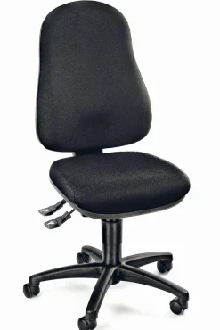 Drehstuhl Stoffbezug Schwarz