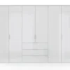 Drehtürenschrank DIOSO 301 x 226 cm weiß