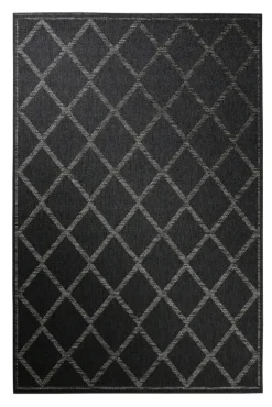 ESPRIT Outdoorteppich RHOMB 120 x 170 cm blau/grau