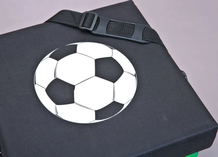 Faltkiste FANBOX I schwarz/grün/weiß