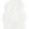 Fellteppich OVIUM 55 x 80 cm weiß