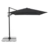 Garden FLAIR Ampelschirm NORMA 2-teilig 230 x 230 cm anthrazit