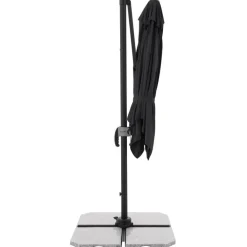 Garden FLAIR Ampelschirm NORMA 2-teilig 230 x 230 cm anthrazit