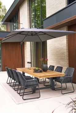 Garden FLAIR Ampelschirm NORMA 2-teilig 230 x 230 cm anthrazit