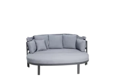 Garden FLAIR Daybed Sonneninsel DALLAS 4-tlg anthrazit /grau