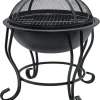 Garden FLAIR Feuerschale mit Funkenschutz 5-teilig