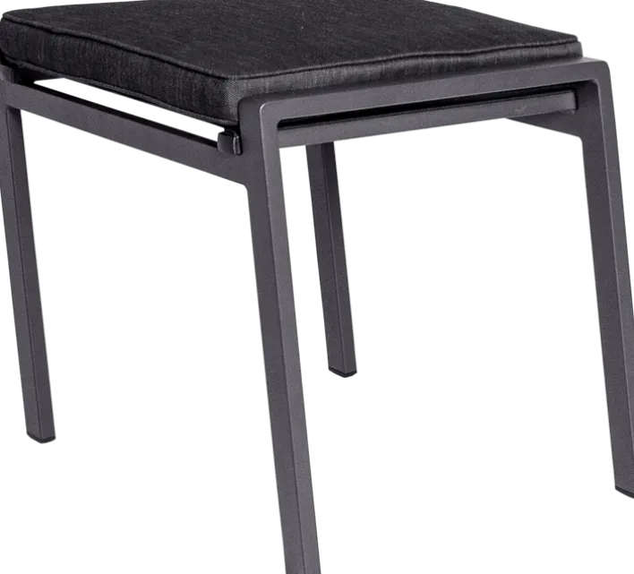 Garden FLAIR Fußhocker Outdoor LUNA AT anthrazit /anthrazit
