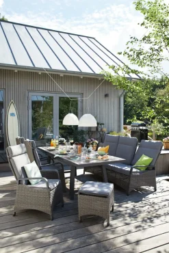 Garden FLAIR Gartenhocker LENA Omega braun