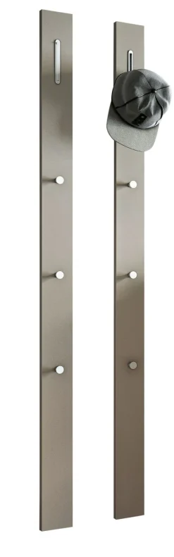 Garderobenpaneel GARDASEE 10 x 165 cm taupe