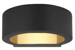 GLOBO LED Außenwandleuchte SLICE I schwarz