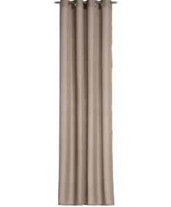 GÖZZE Ösenschal LINUS 140 x 245 cm braun/grau
