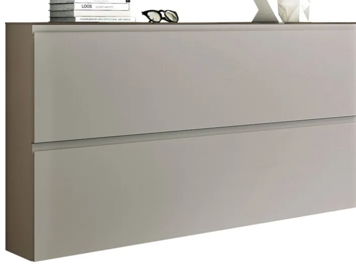 HAUKE HENDRIKS Schuhschrank GARDASEE 22 x 110 x 81 cm NB taupe