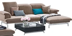 JOOP! Ecksofa STUDIO 296 x 197 cm stone