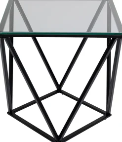 KARE DESIGN Beistelltisch CRISTALLO schwarz 50x50x55 cm