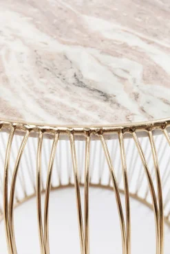 KARE DESIGN Beistelltisch rund 43 cm goldfarbig
