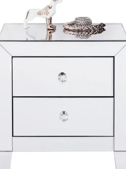 KARE DESIGN Nachtkonsole LUXURY 49 x 50 cm verspiegelt