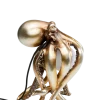 KARE DESIGN Tischleuchte ANIMAL OCTOPUS 25 x 34 cm goldfarbig