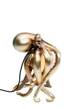 KARE DESIGN Tischleuchte ANIMAL OCTOPUS 25 x 34 cm goldfarbig