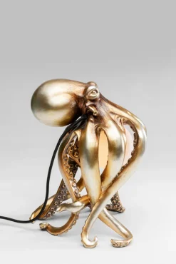 KARE DESIGN Tischleuchte ANIMAL OCTOPUS 25 x 34 cm goldfarbig