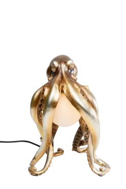 KARE DESIGN Tischleuchte ANIMAL OCTOPUS 25 x 34 cm goldfarbig