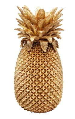 KARE DESIGN Vase PINEAPPLE 25 x 25 x 50 cm Metall goldfarbig