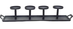 Kerzenständer 65 cm schwarz