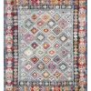 LUXOR living Kelim In- und Outdoorteppich BONNIE 120 x 170 cm grau/mehrfarbig