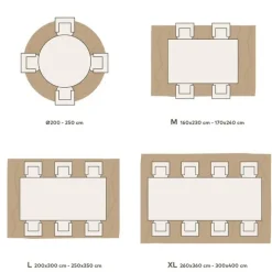 LUXOR-living Outdoorteppich LAGO 200 x 290 cm anthrazit/grau