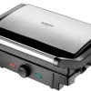 MICHELINO Kontaktgrill schwarz/ silberfarbig