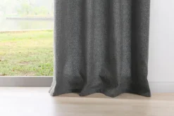 my deco Ösenvorhang CHALET 135 x 300 cm grau