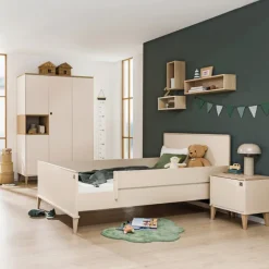 PAIDI Baby-Kleiderschrank MILA & BEN beige/ braun