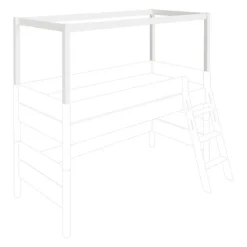 PAIDI Baldachinaufbau TIAGO weiß