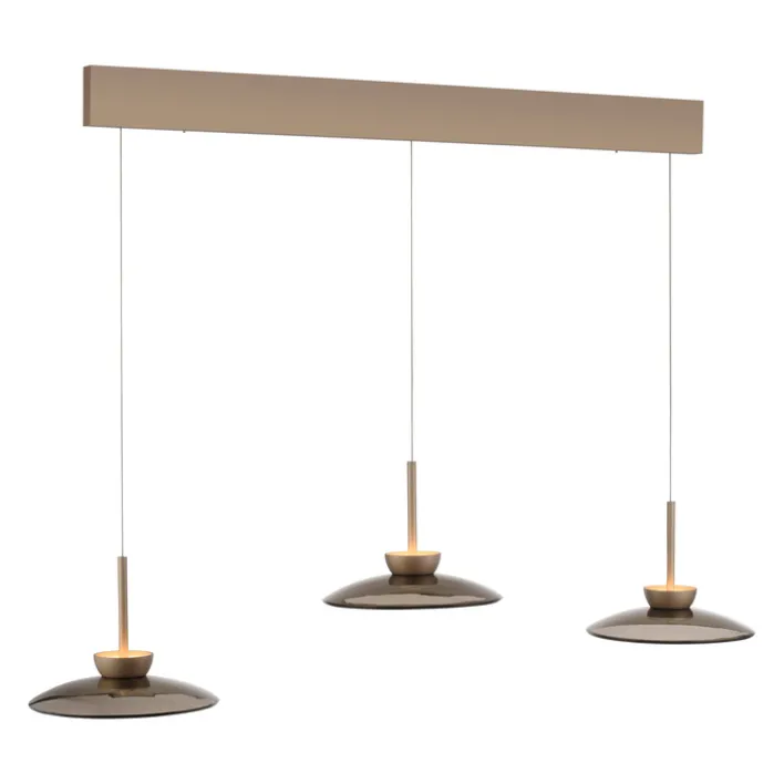 Paul Neuhaus LED Balkenpendel PURE MOON 3-flg bronze