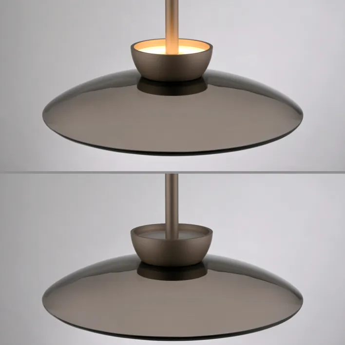 Paul Neuhaus LED Balkenpendel PURE MOON 3-flg bronze