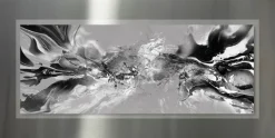 PRO ART Alu-Art Bild ABSTRACT WAVES III 100 x 50 cm