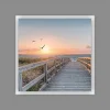 PRO ART Alu-Art Bild BEACH III 50 x 50 cm Aluminium/Glas mehrfarbig
