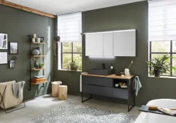 puris Spiegelschrank ASPEKT 150 cm Cosmos Grey