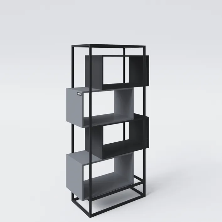 Regal MINECRAFT schwarz/ grau
