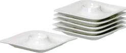 Ritzenhoff & Breker Eierbecher MELODIE 6er Set weiß