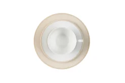 Ritzenhoff & Breker Kaffee-Untertasse GEO Porzellan beige