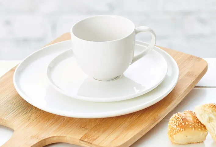 Ritzenhoff & Breker Kaffee-Untertasse SKAGEN 6er Set weiß