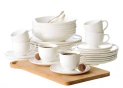 Ritzenhoff & Breker Kaffee-Untertasse SKAGEN 6er Set weiß