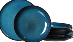 Ritzenhoff & Breker Tafelservice BALI 8-teilig blau Steinzeug