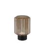 RL Akku LED Tischlampe LORD schwarz /amber