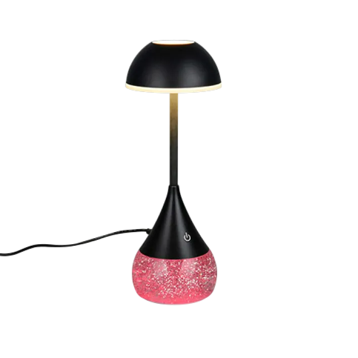 RL Akku LED Tischleuchte TEMBO, Kunststoff, Höhe 28,3 cm Schwarz
