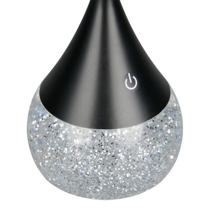 RL Akku LED Tischleuchte TEMBO, Kunststoff, Höhe 28,3 cm Schwarz